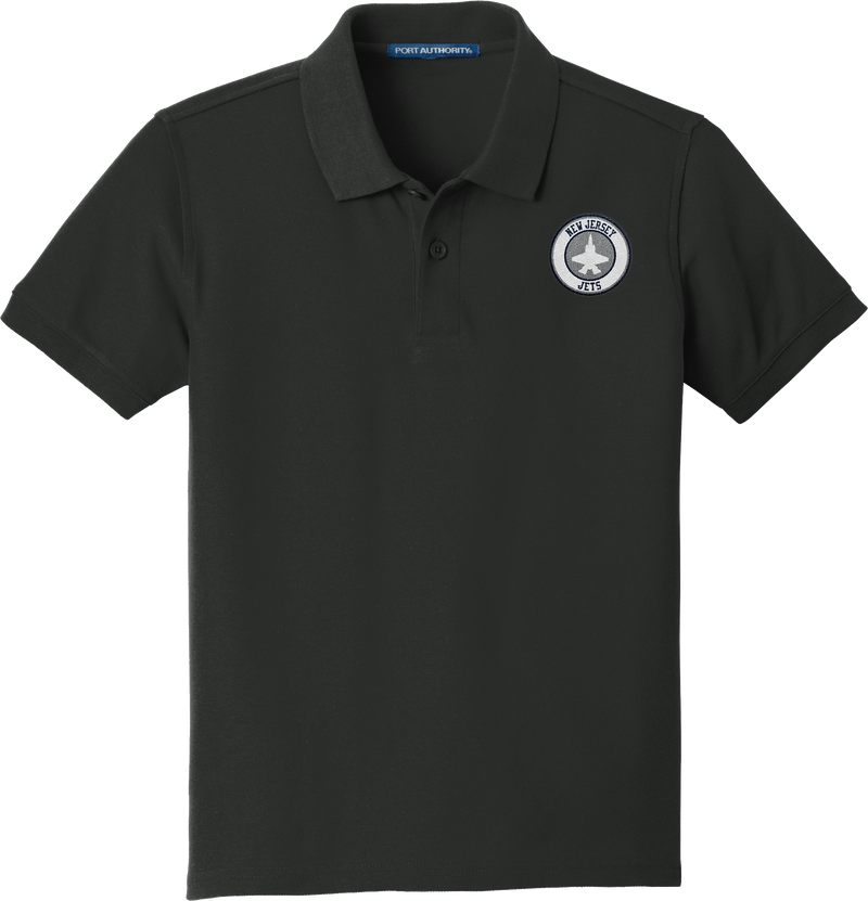 NJ Jets Youth Core Classic Pique Polo