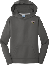 Mercer Chiefs Youth Performance Fleece Pullover Hooded Sweatshirt