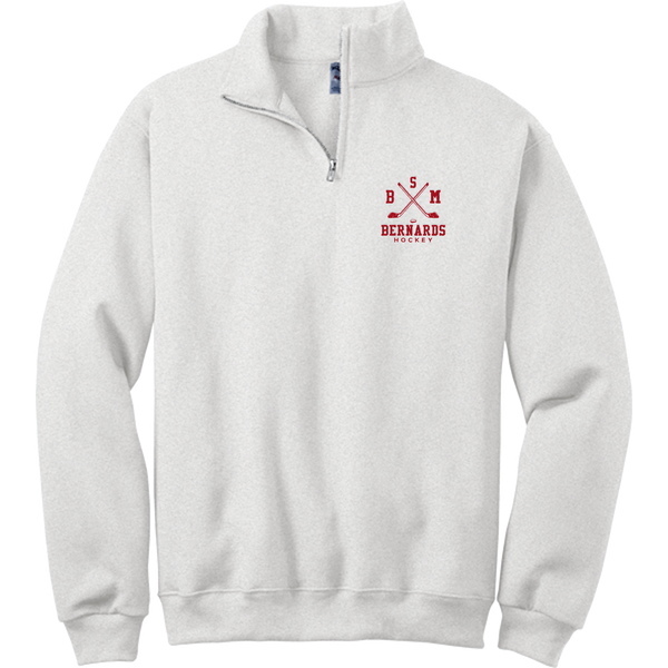 BSM Bernards NuBlend 1/4-Zip Cadet Collar Sweatshirt