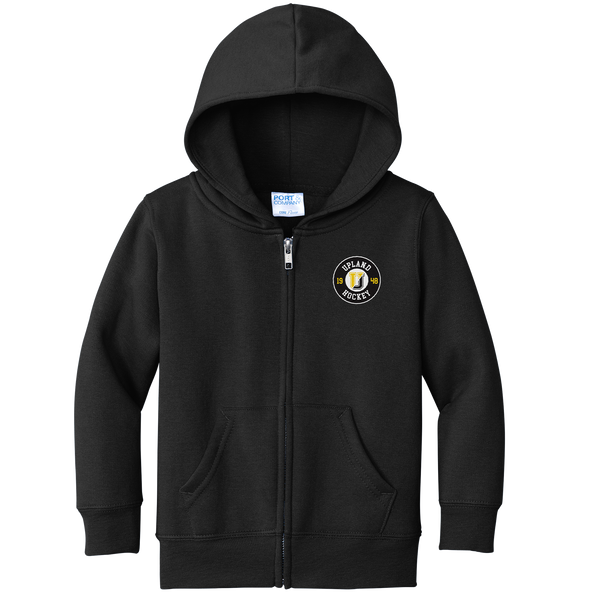 Upland Country Day School Toddler Core Fleece Full-Zip Hooded Sweatshirt