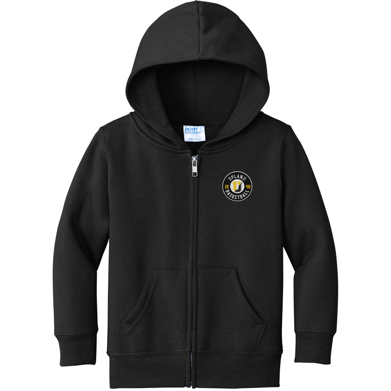 Upland Basketball Toddler Core Fleece Full-Zip Hooded Sweatshirt