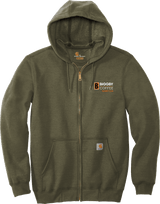 Biggby Coffee Hockey Club Carhartt Midweight Hooded Zip-Front Sweatshirt