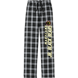 MD Jr. Black Bears Flannel Pocket Pant