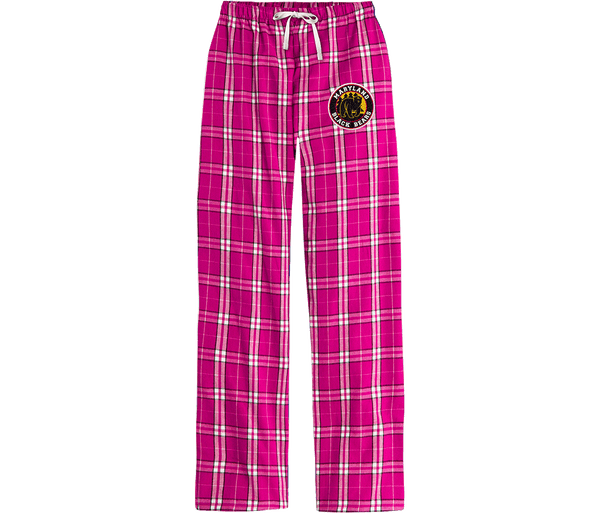 Maryland Black Bears Women's Flannel Plaid Pant