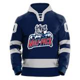Hartford Jr. Wolfpack Youth Sublimated Retro Hoodie