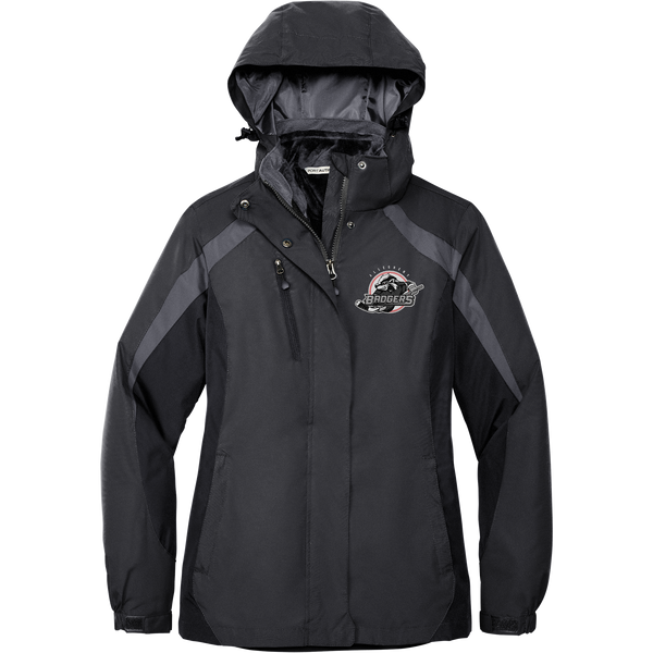 Allegheny Badgers Ladies Colorblock 3-in-1 Jacket