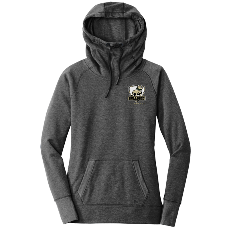 HVM Bulldogs New Era Ladies Tri-Blend Fleece Pullover Hoodie