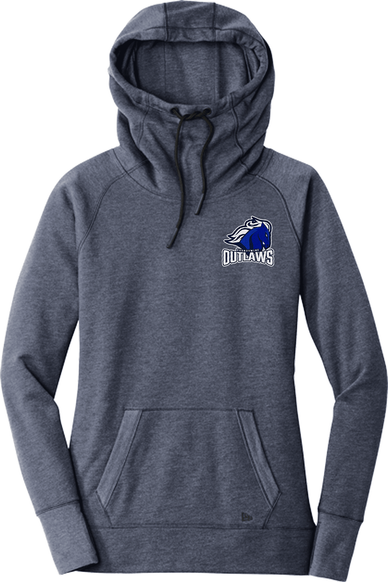 Brandywine Outlaws New Era Ladies Tri-Blend Fleece Pullover Hoodie