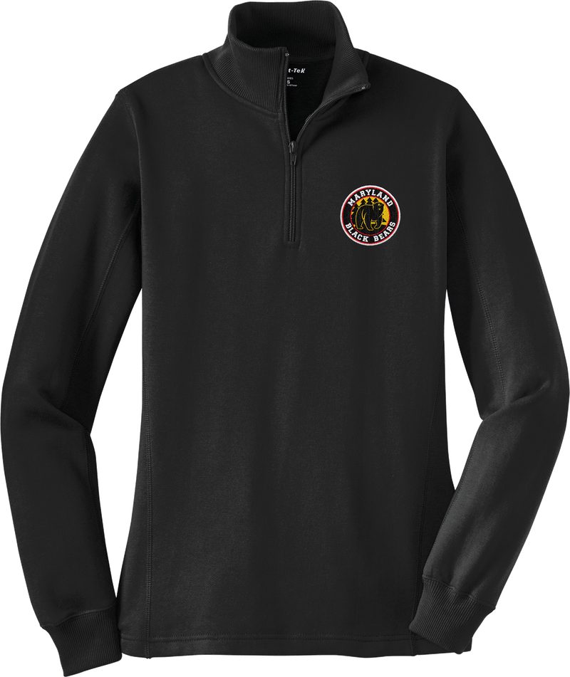 Maryland Black Bears Ladies 1/4-Zip Sweatshirt