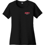 Benet Hockey Ladies PosiCharge Tri-Blend Wicking Scoop Neck Raglan Tee