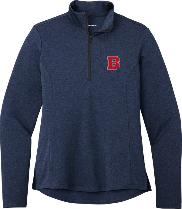 CT Bobcats Ladies Endeavor 1/2-Zip Pullover