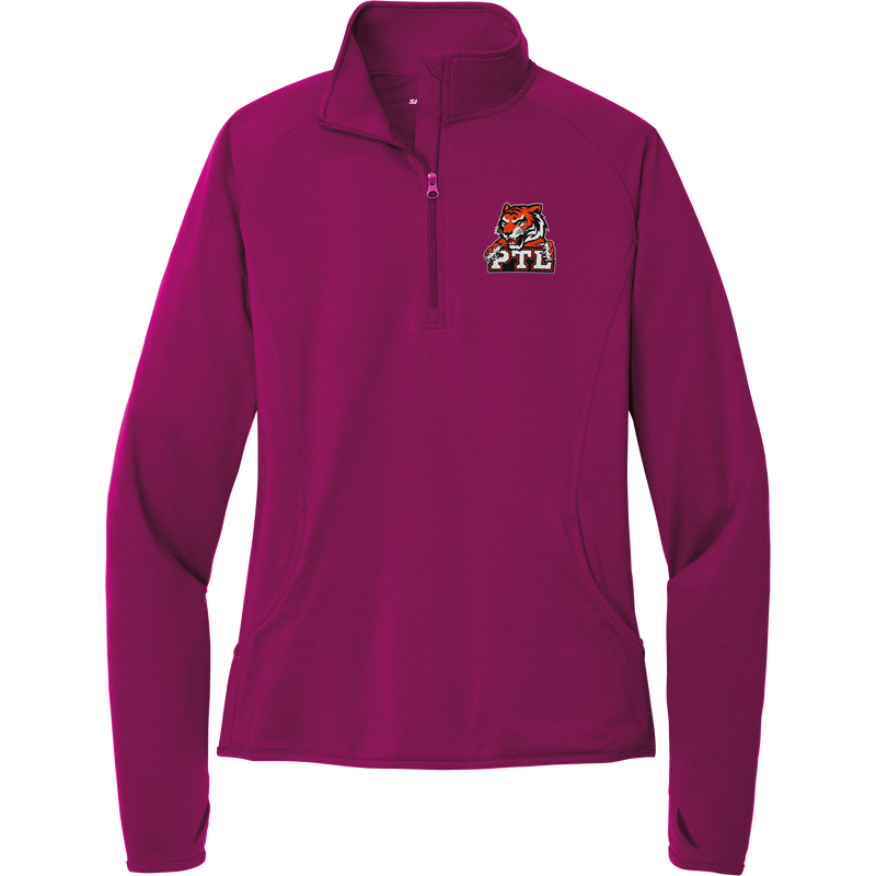 Princeton Tiger Lilies Ladies Sport-Wick Stretch 1/4-Zip Pullover