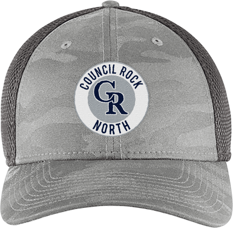 Council Rock North New Era Tonal Camo Stretch Tech Mesh Cap