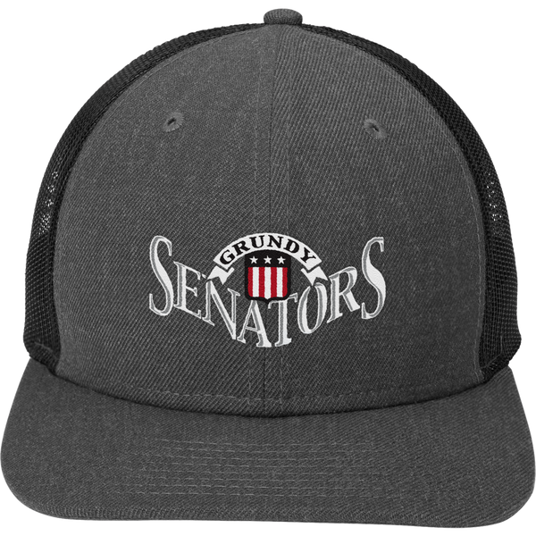 Grundy Senators New Era Snapback Low Profile Trucker Cap