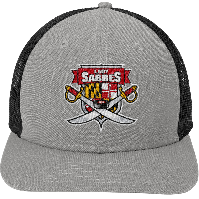 SOMD Lady Sabres New Era Snapback Low Profile Trucker Cap