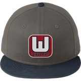 CT Whalers Tier 1 New Era Flat Bill Snapback Cap