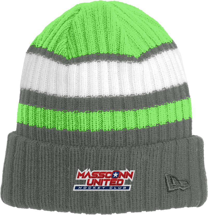 Mass Conn United New Era Ribbed Tailgate Beanie