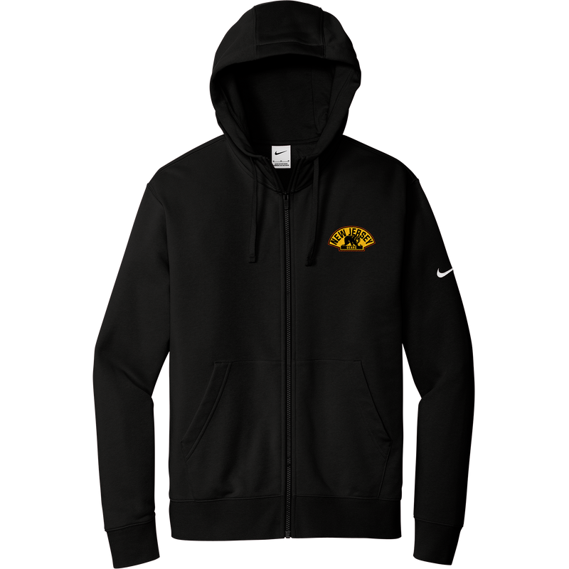 NJ Bears Nike Club Fleece Sleeve Swoosh Full-Zip Hoodie