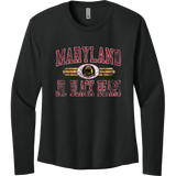 MD Jr. Black Bears Women's Cotton Relaxed Long Sleeve Tee