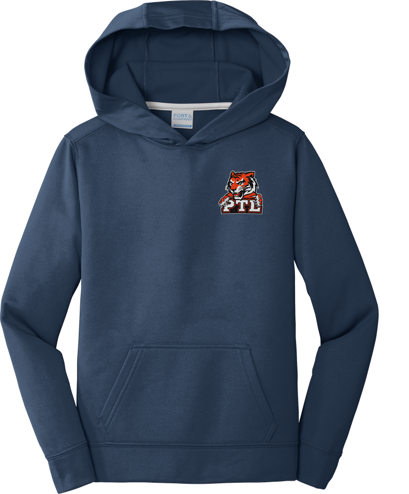 Princeton Tiger Lilies Youth Performance Fleece Pullover Hooded Sweatshirt