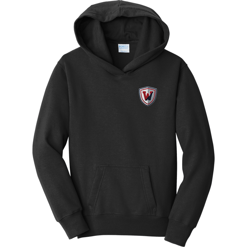 Wall Hockey Youth Fan Favorite Fleece Pullover Hooded Sweatshirt