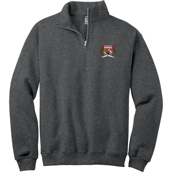 SOMD Sabres NuBlend 1/4-Zip Cadet Collar Sweatshirt