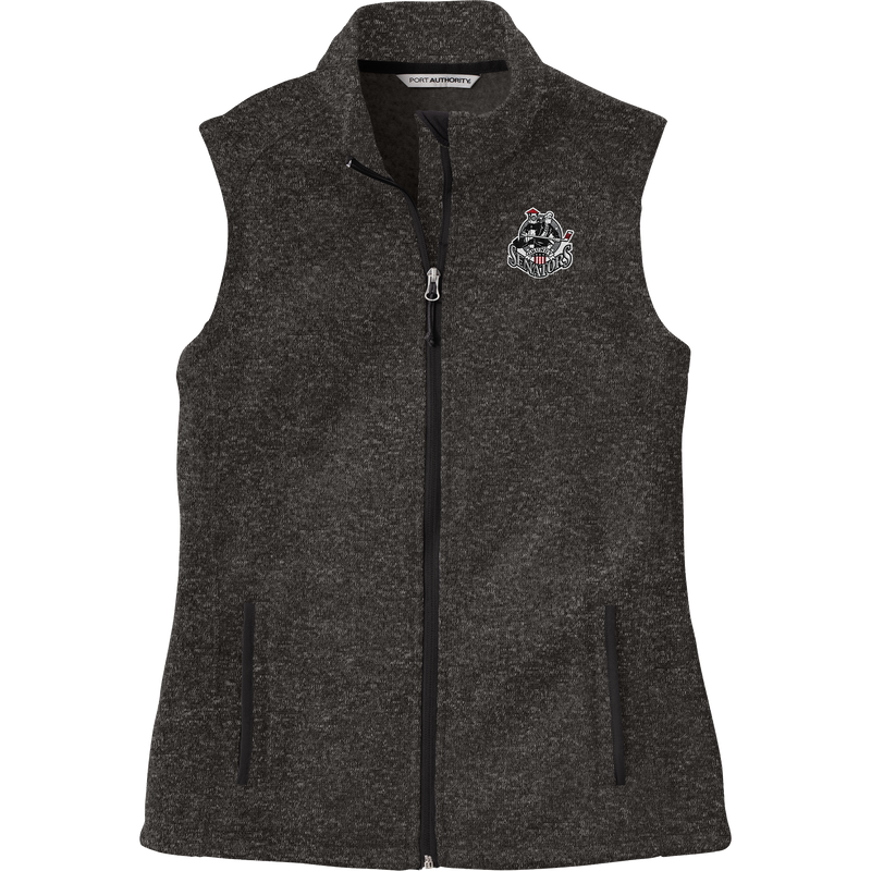 Grundy Senators Ladies Sweater Fleece Vest