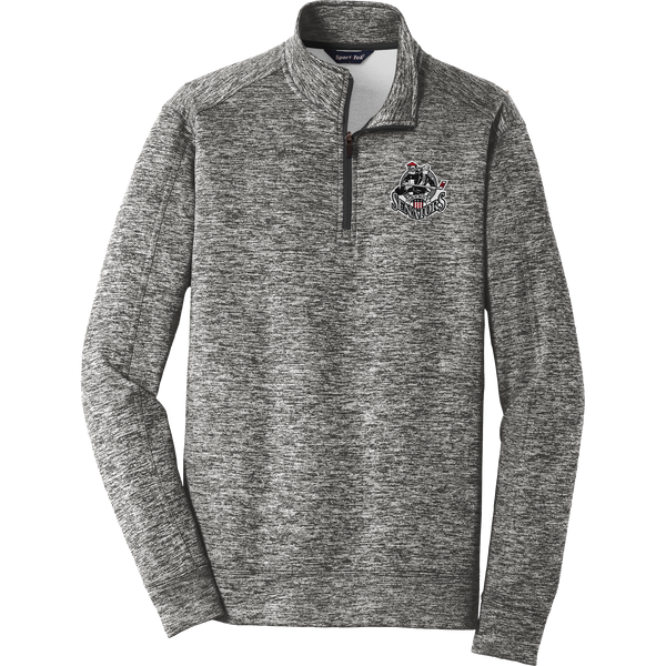 Grundy Senators PosiCharge Electric Heather Fleece 1/4-Zip Pullover