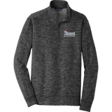 Secaucus Patriots PosiCharge Electric Heather Fleece 1/4-Zip Pullover