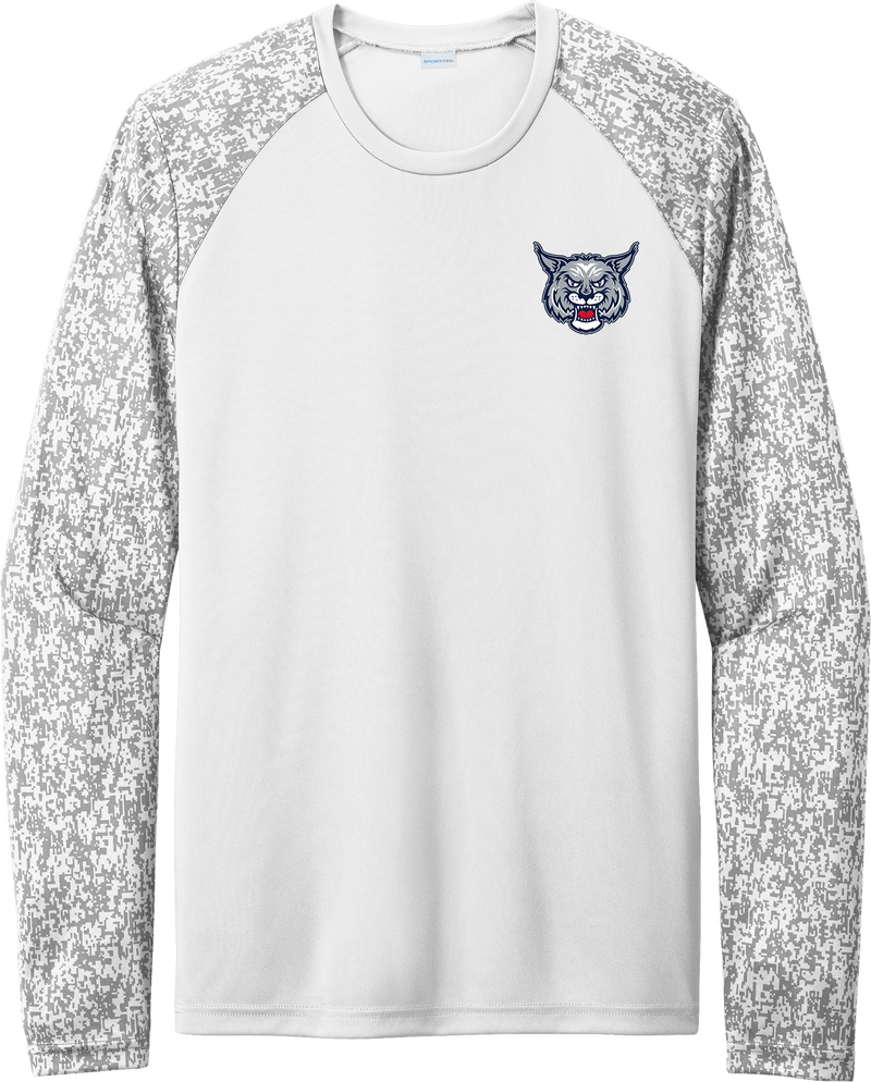 CT Bobcats Long Sleeve Digi Camo Tee