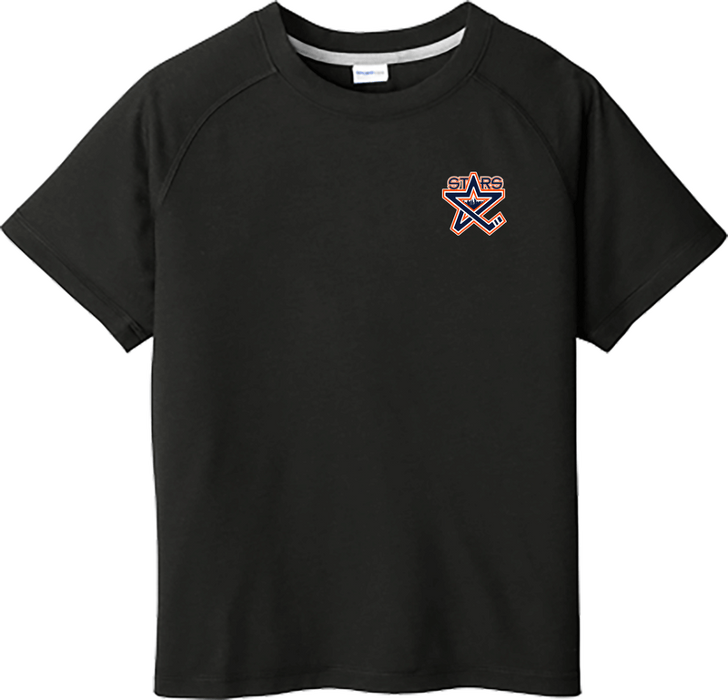 NY Stars Youth PosiCharge  Tri-Blend Wicking Raglan Tee