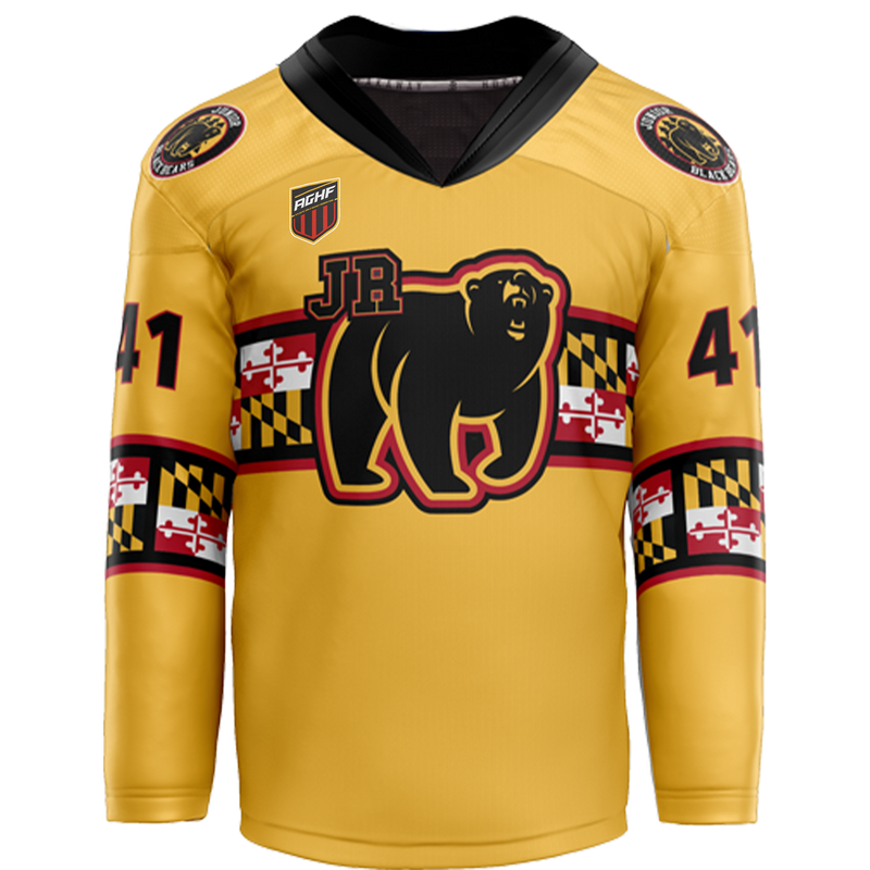 MD Lady Jr. Black Bears Youth Goalie Sublimated Jersey