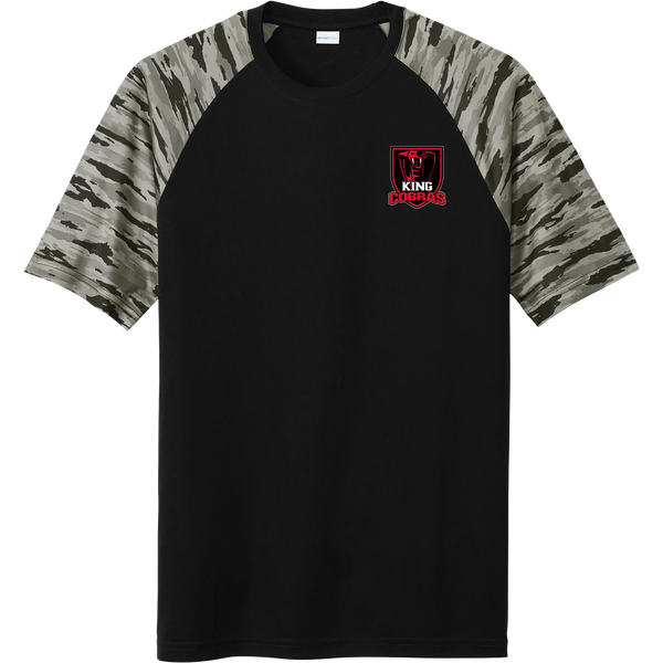 King Cobras Drift Camo Colorblock Tee